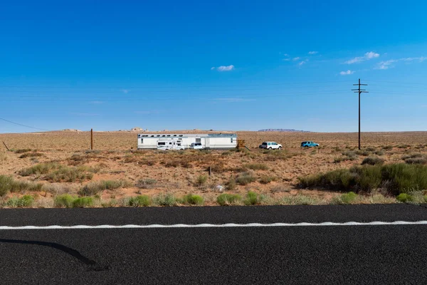 Kayenta Arizona July 204 Mobile Home Desert Kayenta Navajo County — Stock Photo, Image