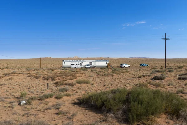 Kayenta Arizona July 204 Mobile Home Desert Kayenta Navajo County — Stock Photo, Image