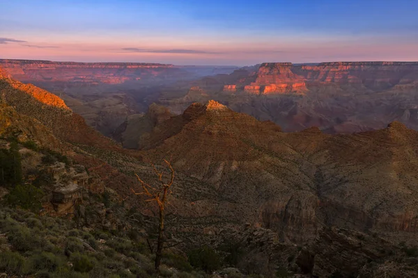 Vista Panoramica Del Grand Canyon Dal Punto Vista Del Deserto — Foto Stock