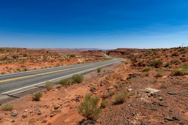 Pusta Droga Pustyni Stanie Kolorado Usa Koncepcja Podróży Usa Podróż — Zdjęcie stockowe