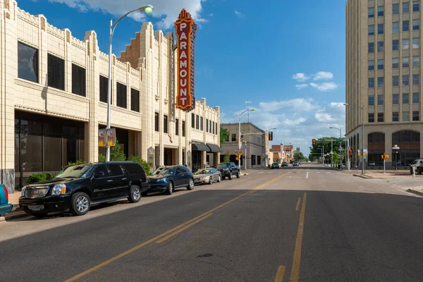 텍사스 2014 텍사스 아마리 시내에 마운트 극장의 — 스톡 사진
