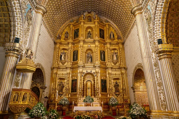 Oaxaca Juarez Mexiko Mai 2014 Detail Des Innenraums Der Kirche — Stockfoto