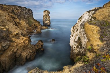 Peniche, Portekiz Atlantik'in görünümü