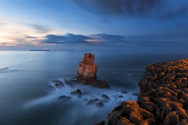 НАУ dos Corvos напрямку Peniche, Португалія — стокове фото