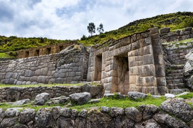 Tambomachay kalıntıları, Cuzco, Peru yakınındaki