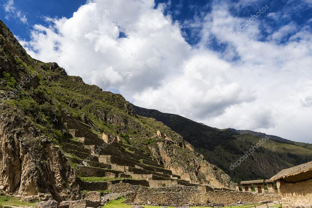 Ollantaytambo ruins in Peru