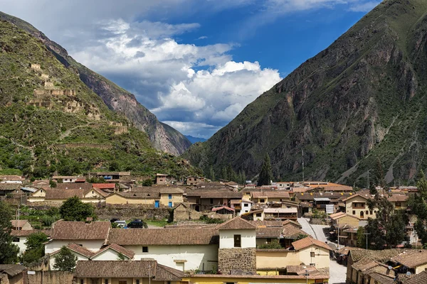 Ruinas de Ollantaytambo, en Perú — Foto de Stock