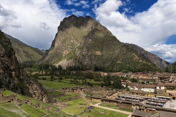 Ruínas de Ollantaytambo, no Peru — Fotografia de Stock