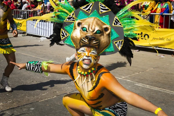 Карнавал в Барранкилье, Колумбия . — стоковое фото