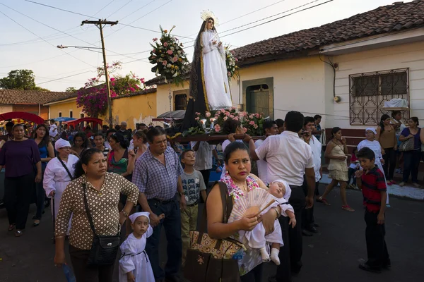 Celebrações da Páscoa em León, Nicarágua — Fotografia de Stock