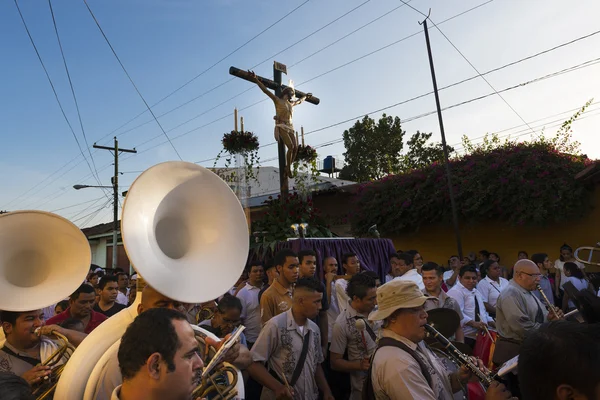 Celebrações da Páscoa em León, Nicarágua — Fotografia de Stock