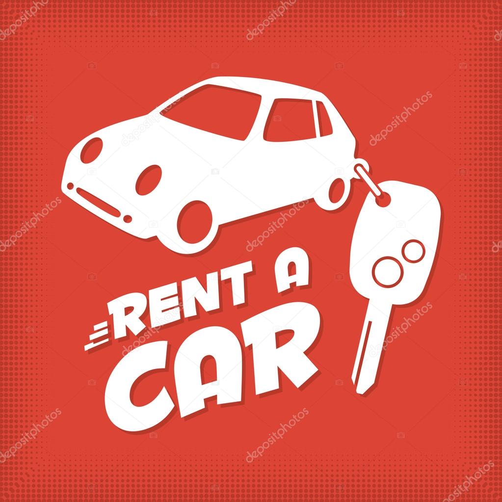 Rent a car design template