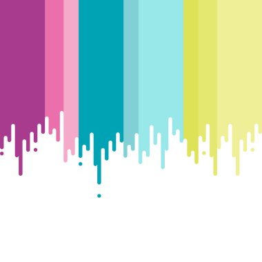 Pembe mavi ve sarı boya damlama