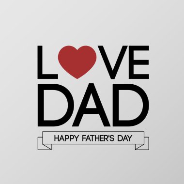 Babalar Günü tebrik kartı.