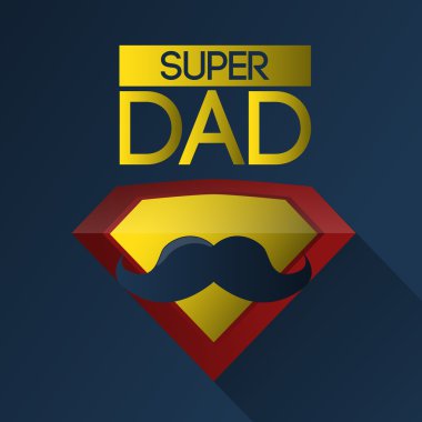 Babalar Günü tebrik kartı.