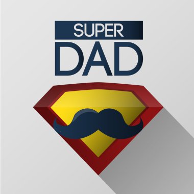 Babalar Günü tebrik kartı.