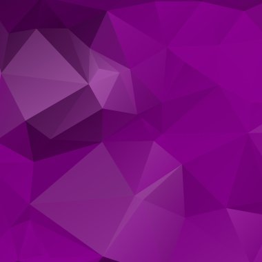 Menekşe düşük Poli arka plan üçgene