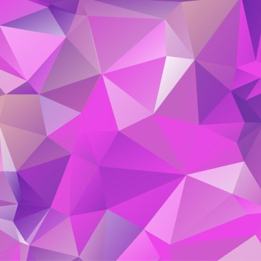 Menekşe düşük Poli arka plan üçgene