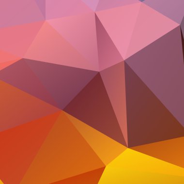 Çok renkli düşük Poli arka plan üçgene