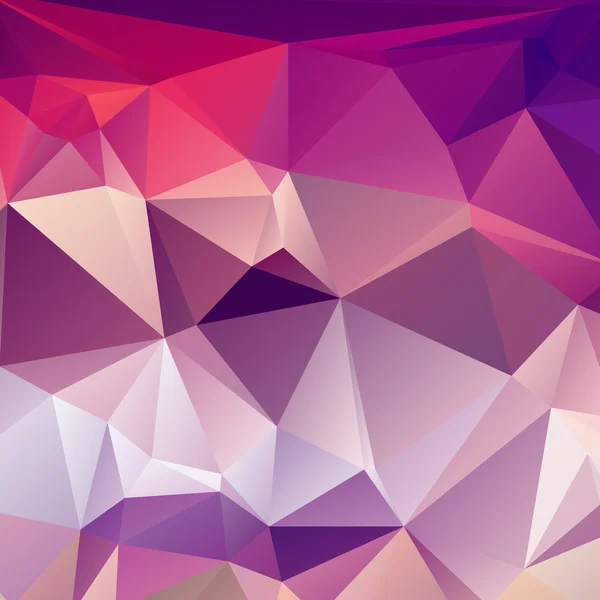 Violeta bajo poli triangulado fondo abstracto — Vector de stock