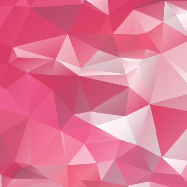 Pembe düşük Poli arka plan üçgene