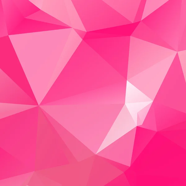 Rosa bajo poli triangulado fondo abstracto — Vector de stock