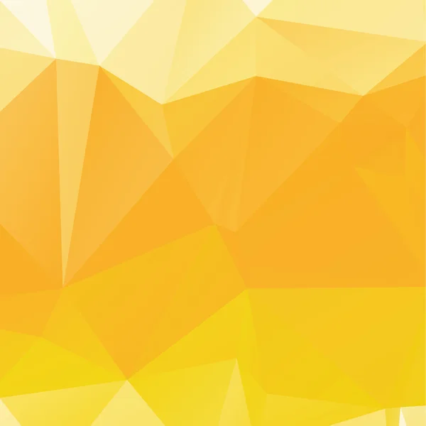 Желтый низкополитриангулированный абстрактный фон — стоковый вектор