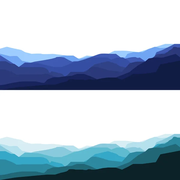 Ilustración abstracta del paisaje — Vector de stock