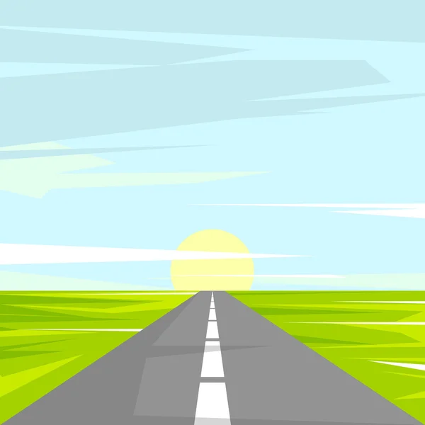 Landschaft abstrakte Illustration — Stockvektor