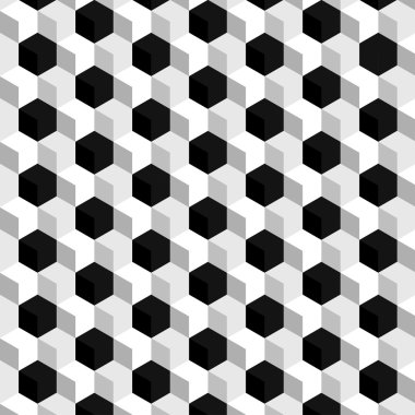 Küp geometrik desen