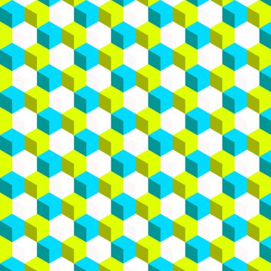 Küp geometrik desen