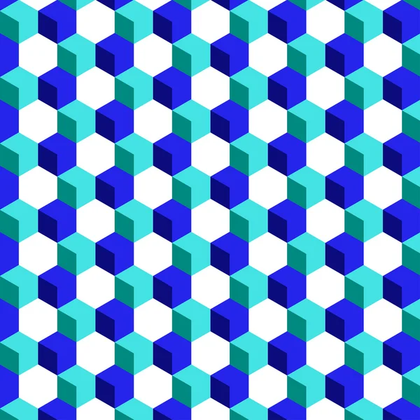 큐브 기하학적 패턴 — 스톡 벡터