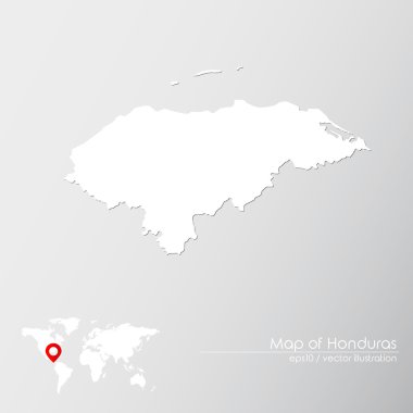 Dünya harita Honduras