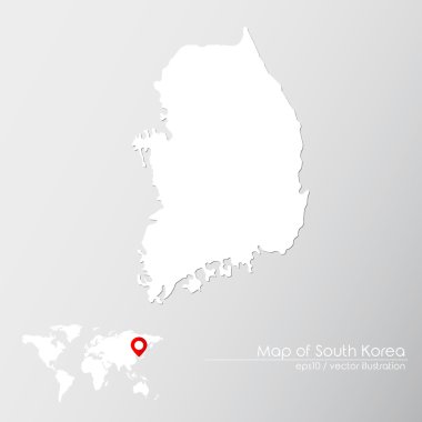  Güney Kore Haritası
