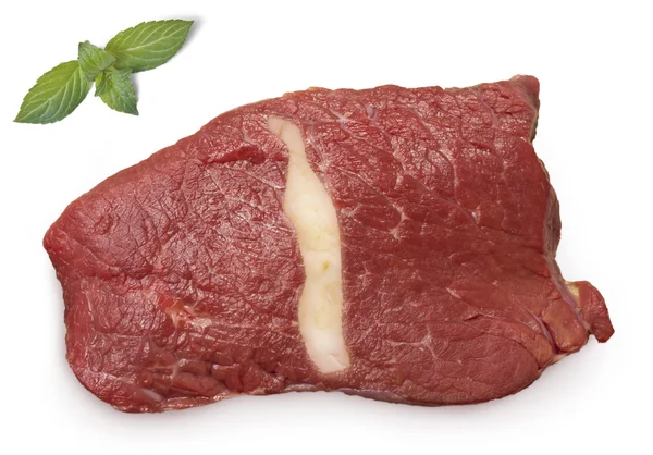 Roast beef meat and fat shaped as Togo.(series) — Stock Photo, Image