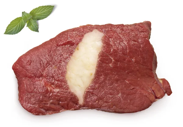 Ростбиф мясо и жир в форме Тайваня. (серия ) — стоковое фото