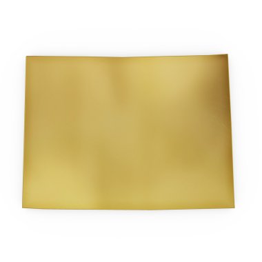 The photorealistic golden shape of Colorado (series)
