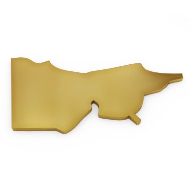 The photrealistic golden shape of Victoria (series)