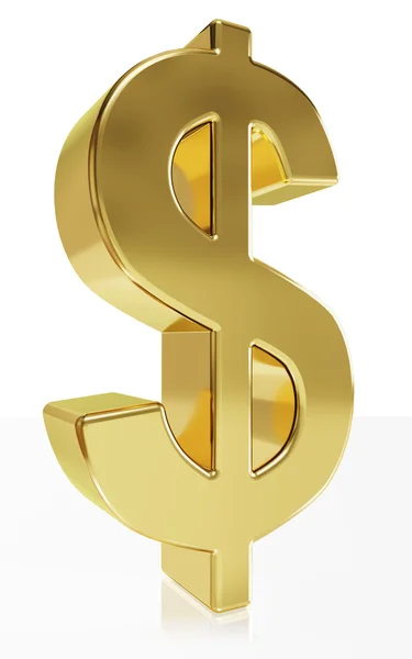Фотореалистичный символ валютного символа Доллар — стоковое фото