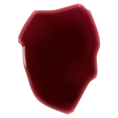 A pool of blood (or wine) that formed the shape of Sierra Leone.
