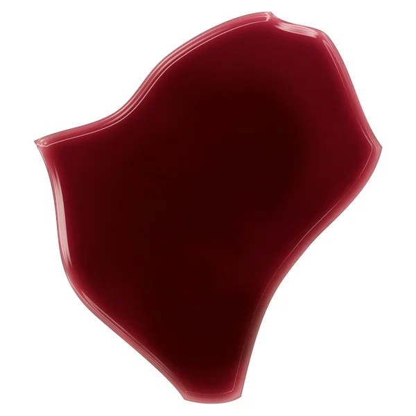 A pool of blood (or wine) that formed the shape of Burundi. (ser — Stock Photo, Image