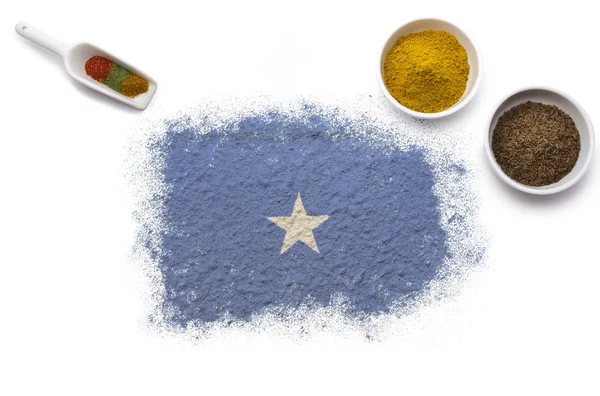 香料形成索马里的旗子。(系列) — 图库照片
