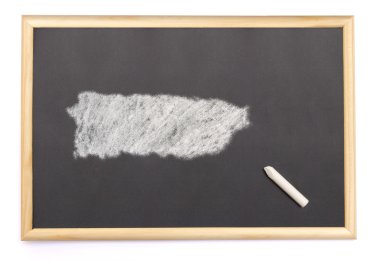 Blackboard bir tebeşir ve Porto Riko üzerine çizilmiş şekil.
