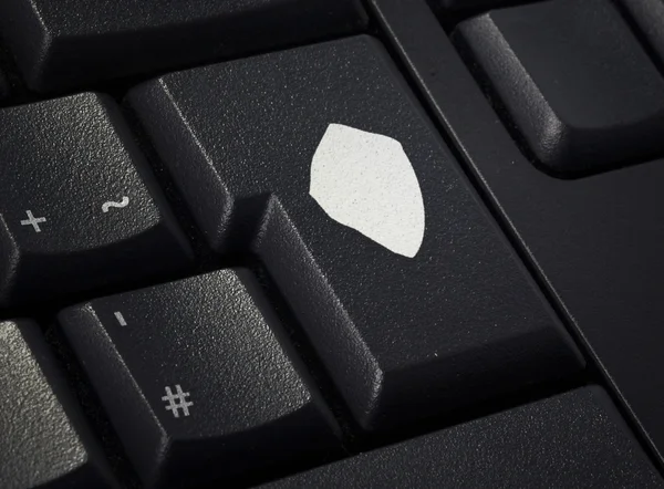 Teclado con llave de retorno en forma de Swazilandia. (serie ) — Foto de Stock