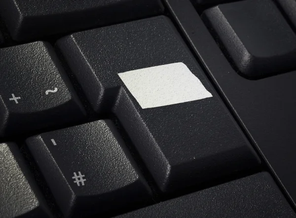 Keyboard with return key in the shape of North Dakota.(series) — Stock Photo, Image