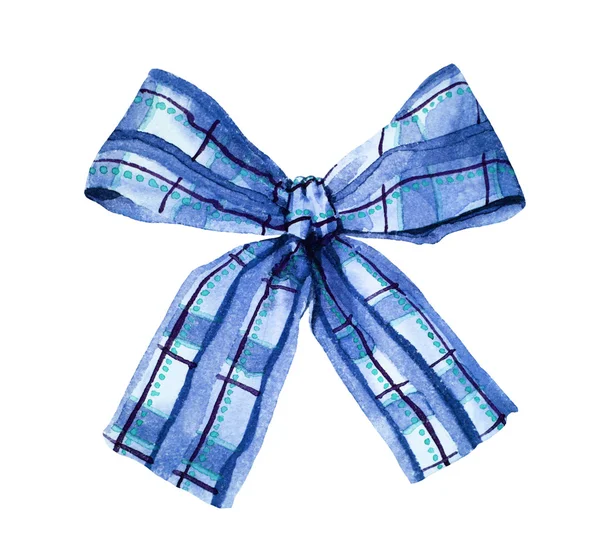 Watercolor bow — Stock Photo, Image