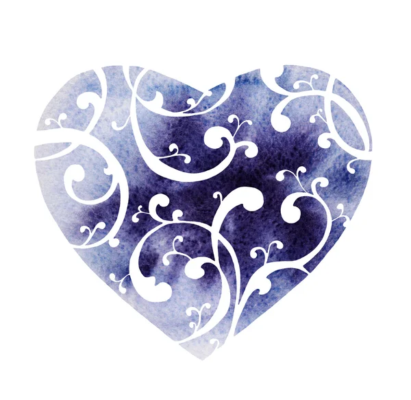Watercolor heart — Stock Photo, Image