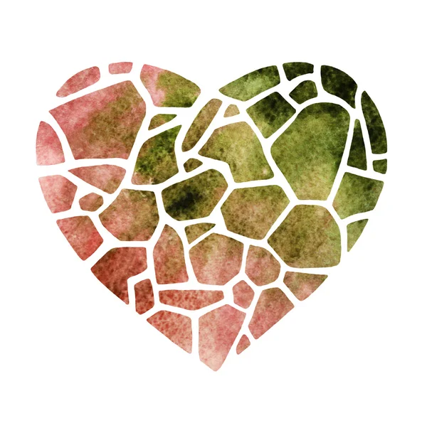 Watercolor heart — Stock Photo, Image