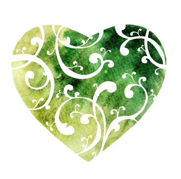 Watercolor heart — Stock Photo, Image