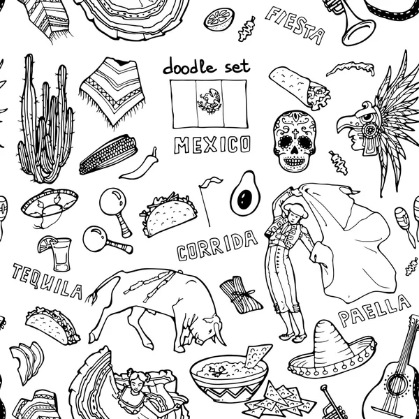 Illustration de trucs mexicains — Image vectorielle